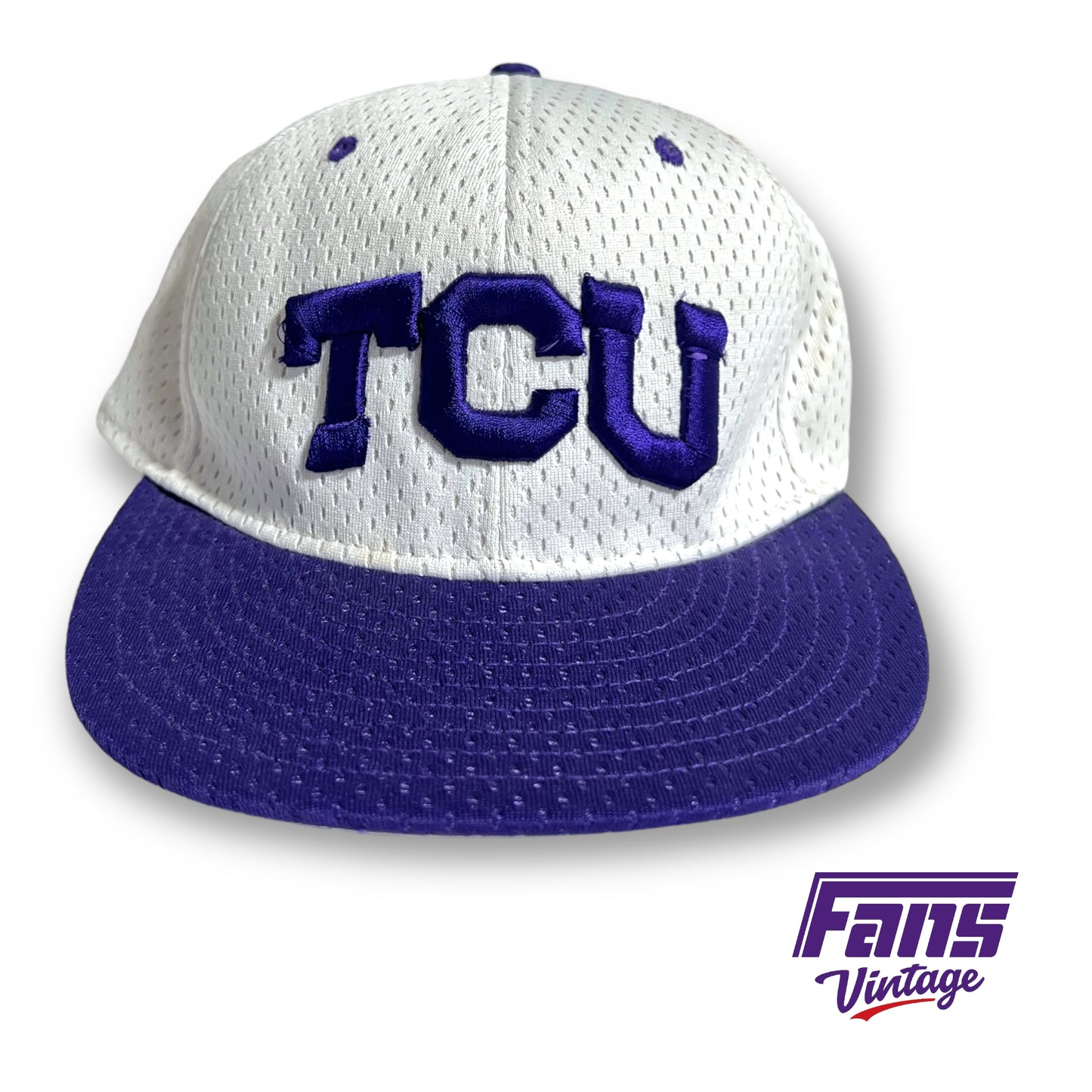 2000's TCU Baseball game worn cap