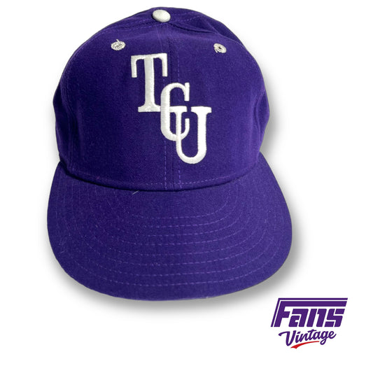 RARE 70s Vintage TCU Hat - New Era Fitted Cap
