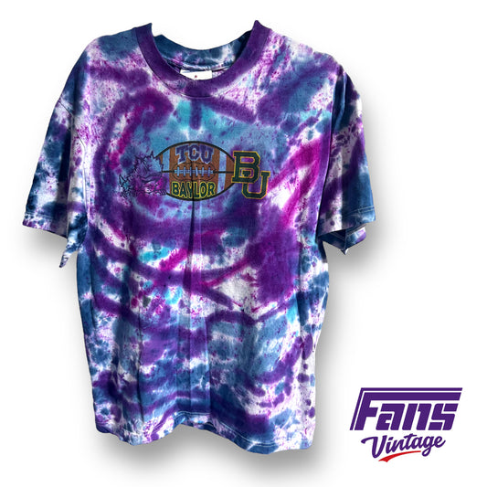 Rad TCU vs Baylor tie dye t-shirt