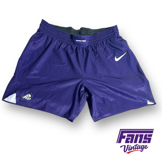 Nike TCU 'Horned Frog' team issued dri-fit shorts