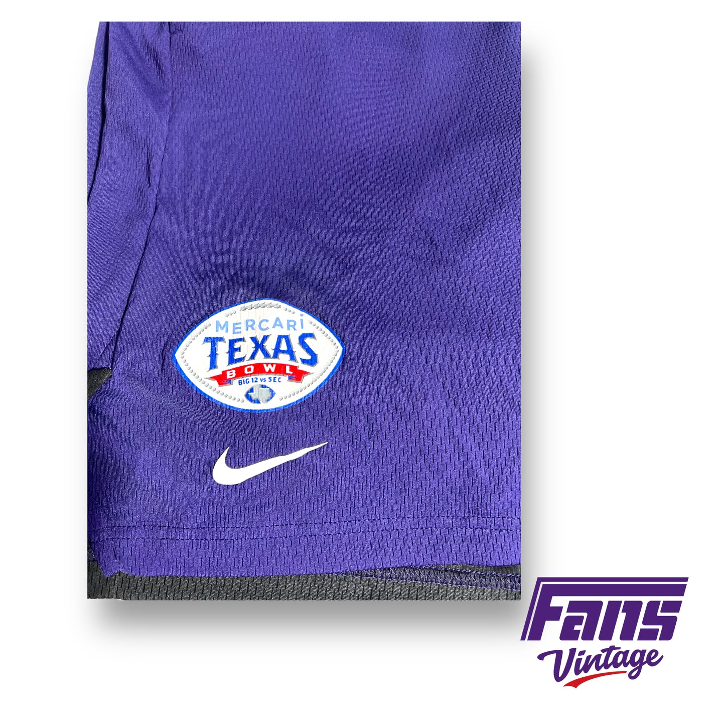Nike TCU Texas Bowl team issued shorts