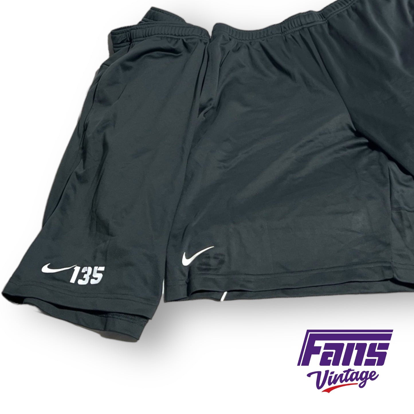 Nike TCU team issued dri-fit shorts - Anthracite Dark Gray