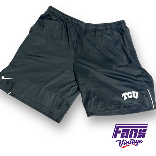 Nike TCU team issued dri-fit shorts - Anthracite Dark Gray