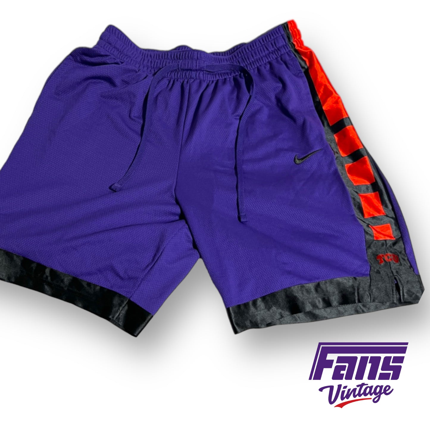Nike TCU Basketball 'Spit Blood' team issued shorts