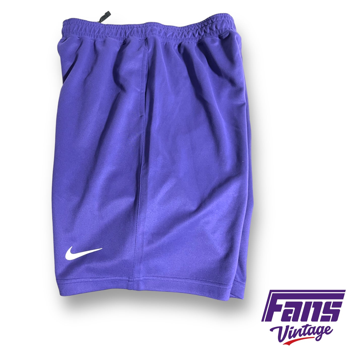 TCU team issued Premium Nike Tech Fleece therma-fit shorts
