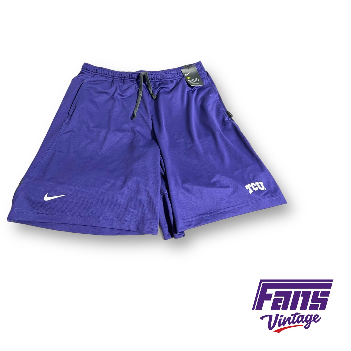 Nike TCU team issued purple shorts