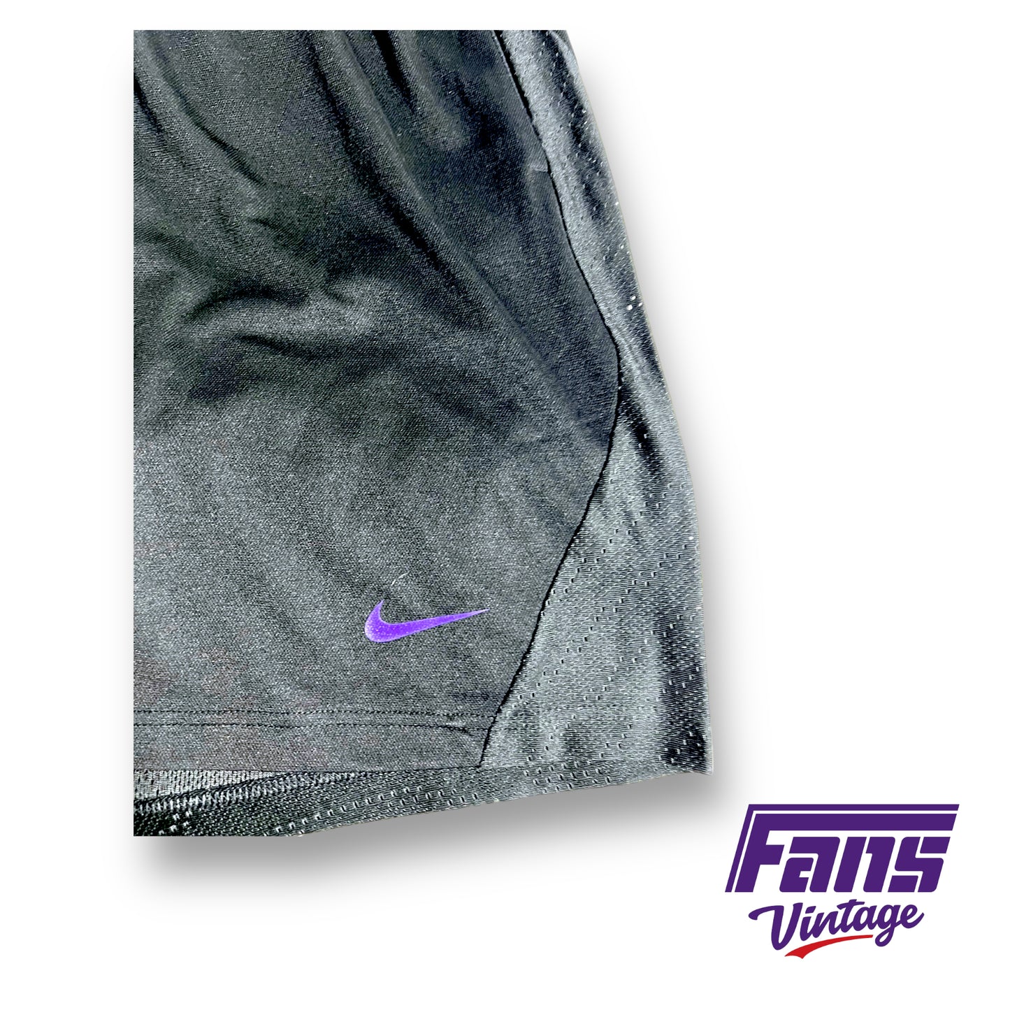 Nike TCU 'Horned Frogs' team issued dri-fit shorts