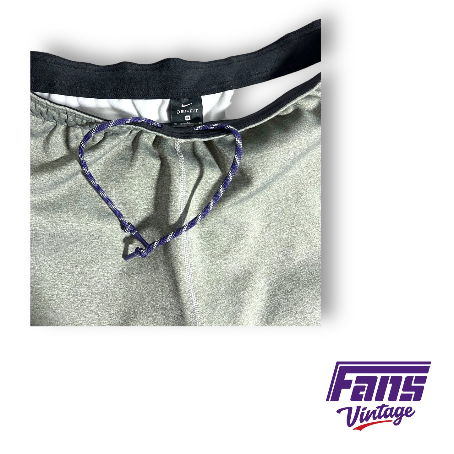 Nike TCU team issued cutoff shorts