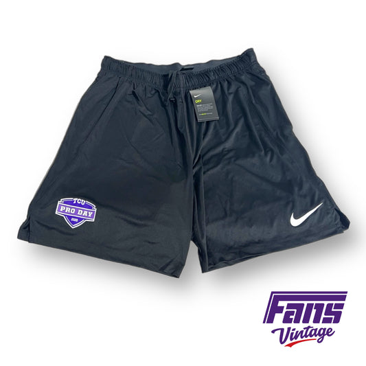 Nike TCU Football team issued Pro Day shorts