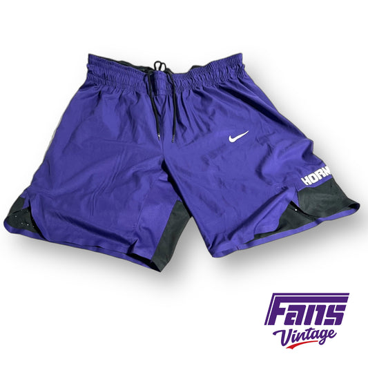 Nike TCU Basketball official game worn shorts