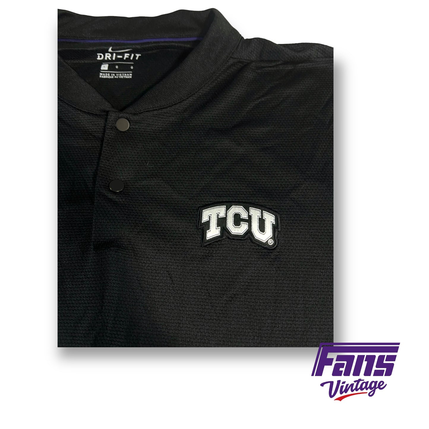 Nike Limited Edition TCU collarless Polo