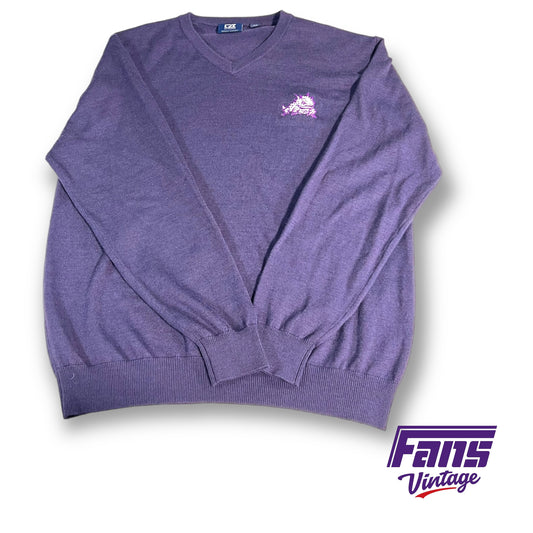 Cutter & Buck TCU 'Horned Frog' team issued sweater