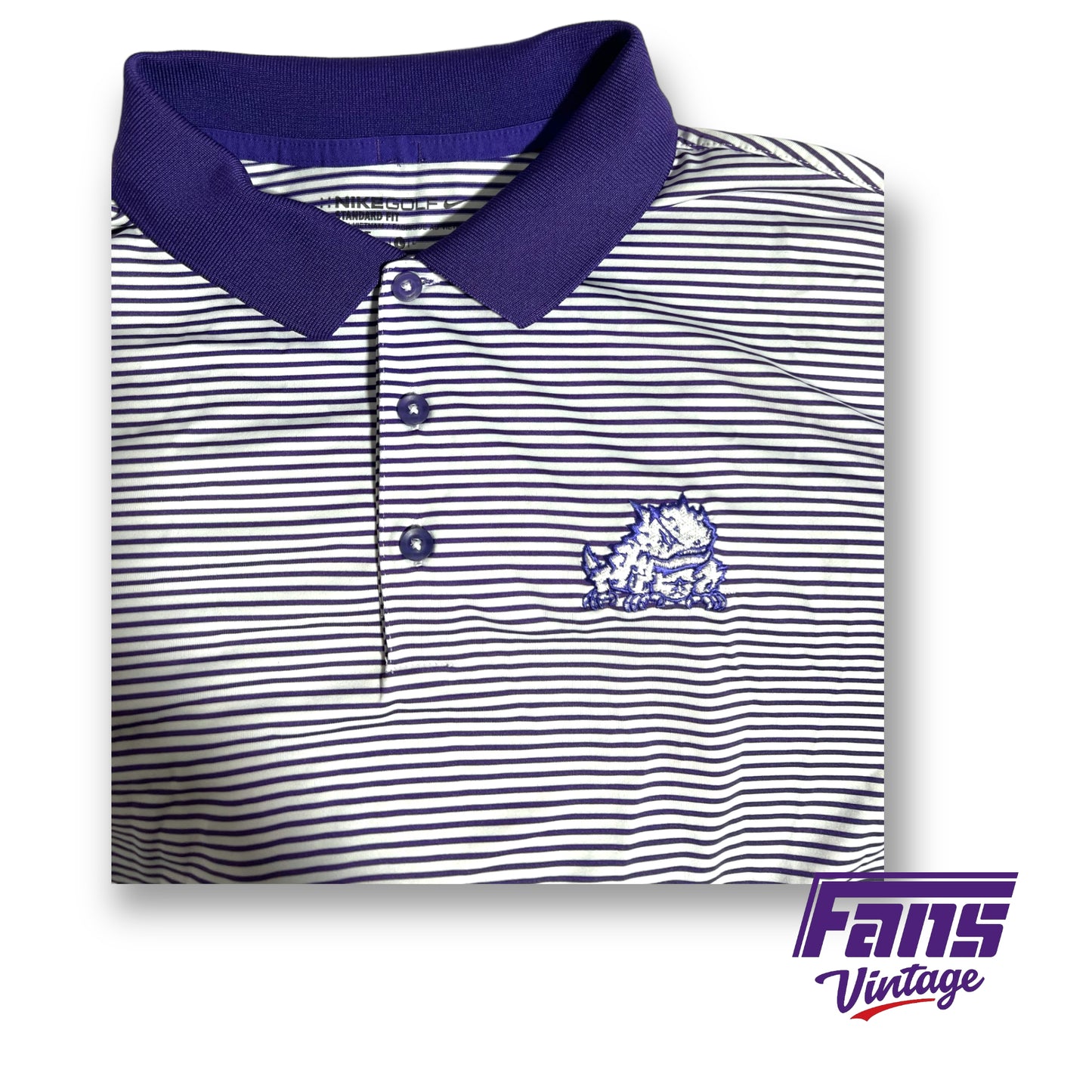 Nike Golf TCU 'Horned Frog' coaches polo