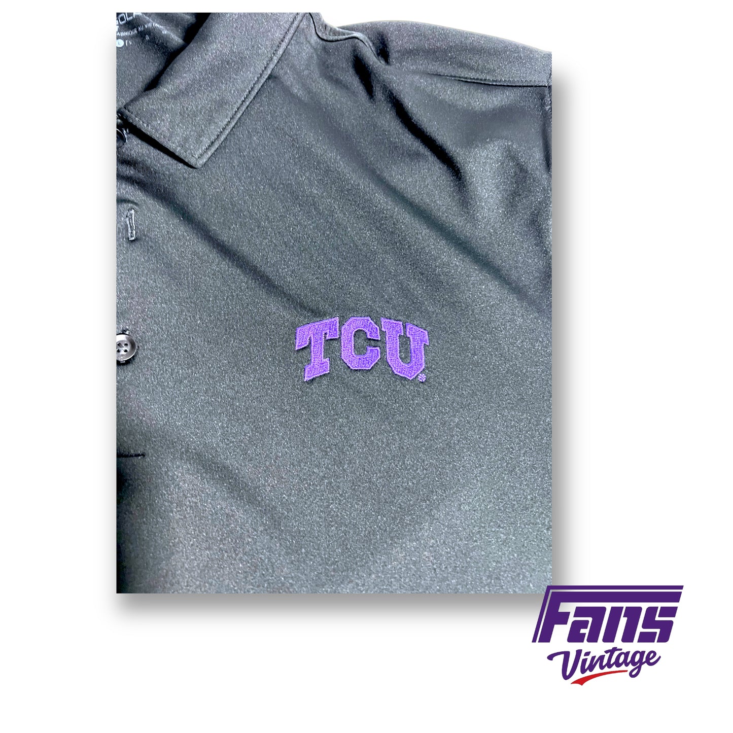 Nike Golf limited edition TCU dri-fit polo