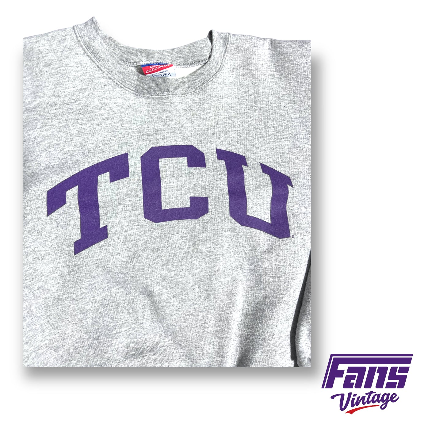 Vintage Champion TCU crewneck sweater