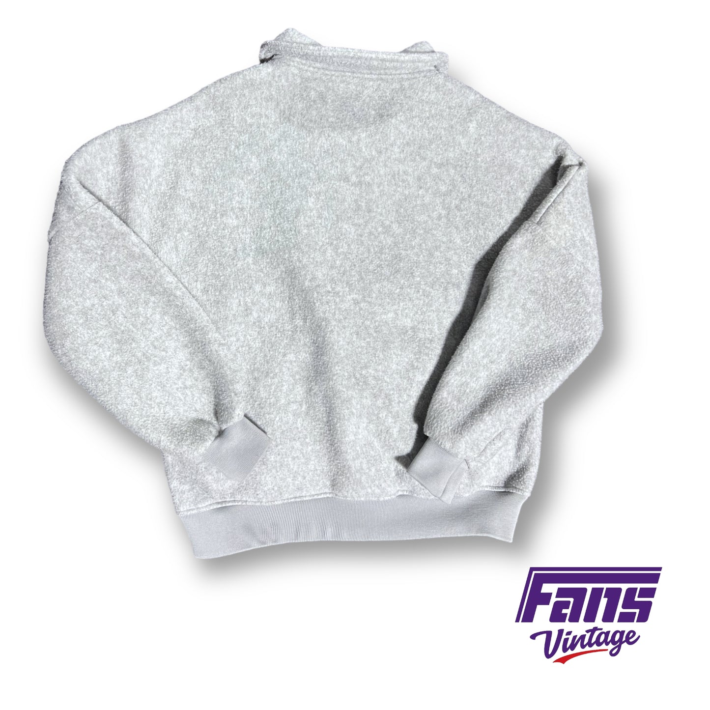 80's vintage TCU wool quarter-zip