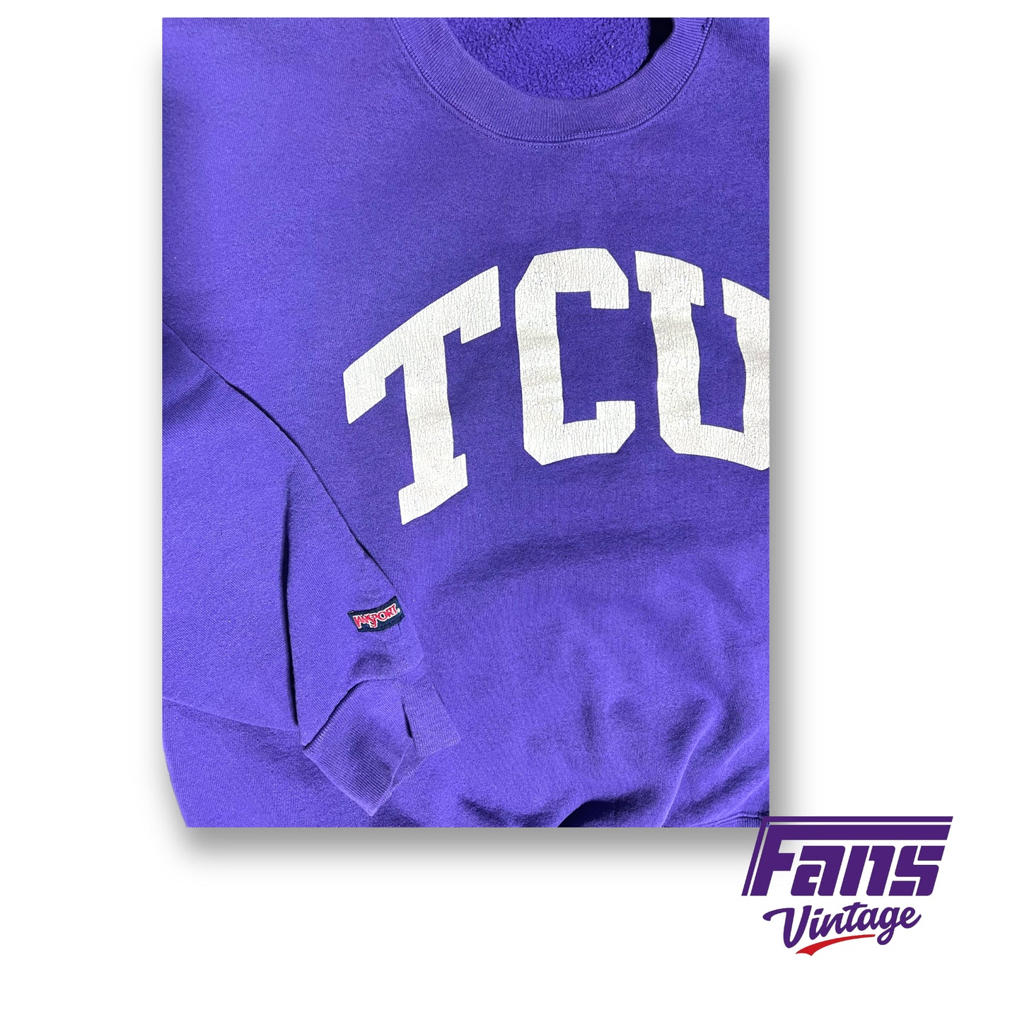 Vintage Jansport TCU crewneck sweater