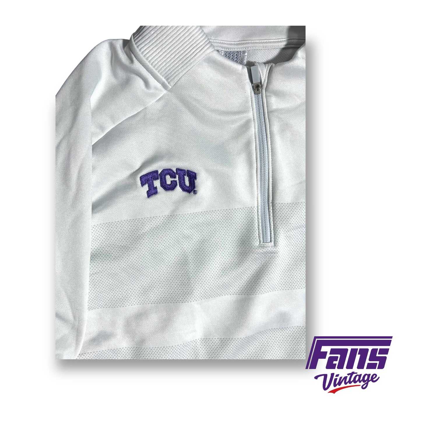 Nike TCU coach issued quarter-zip pullover - Rare!