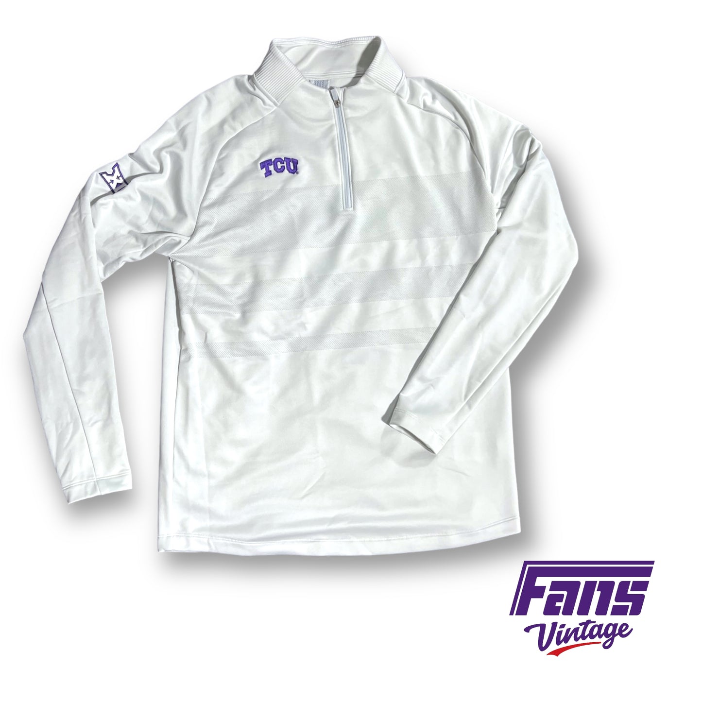 Nike TCU coach issued quarter-zip pullover - Rare!