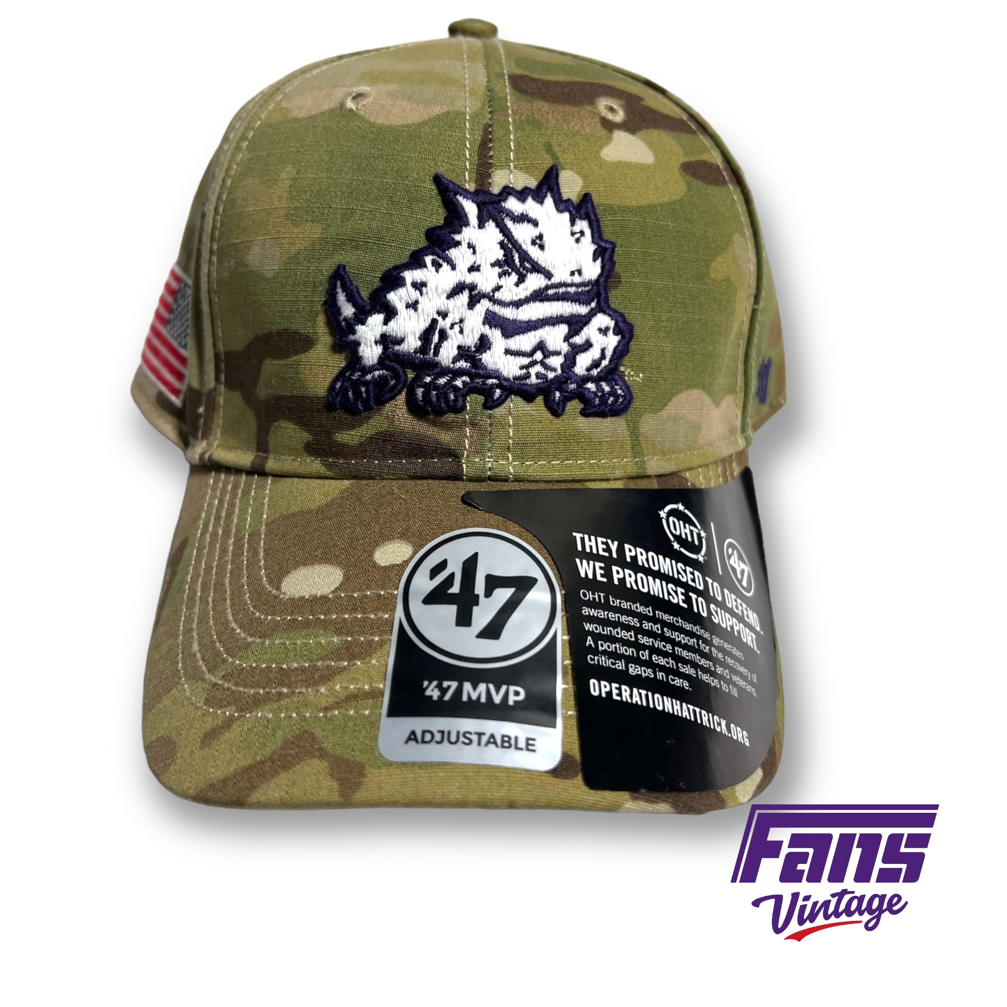 '47 Brand TCU 'Horned Frog' OHT camo hat – Fans Vintage