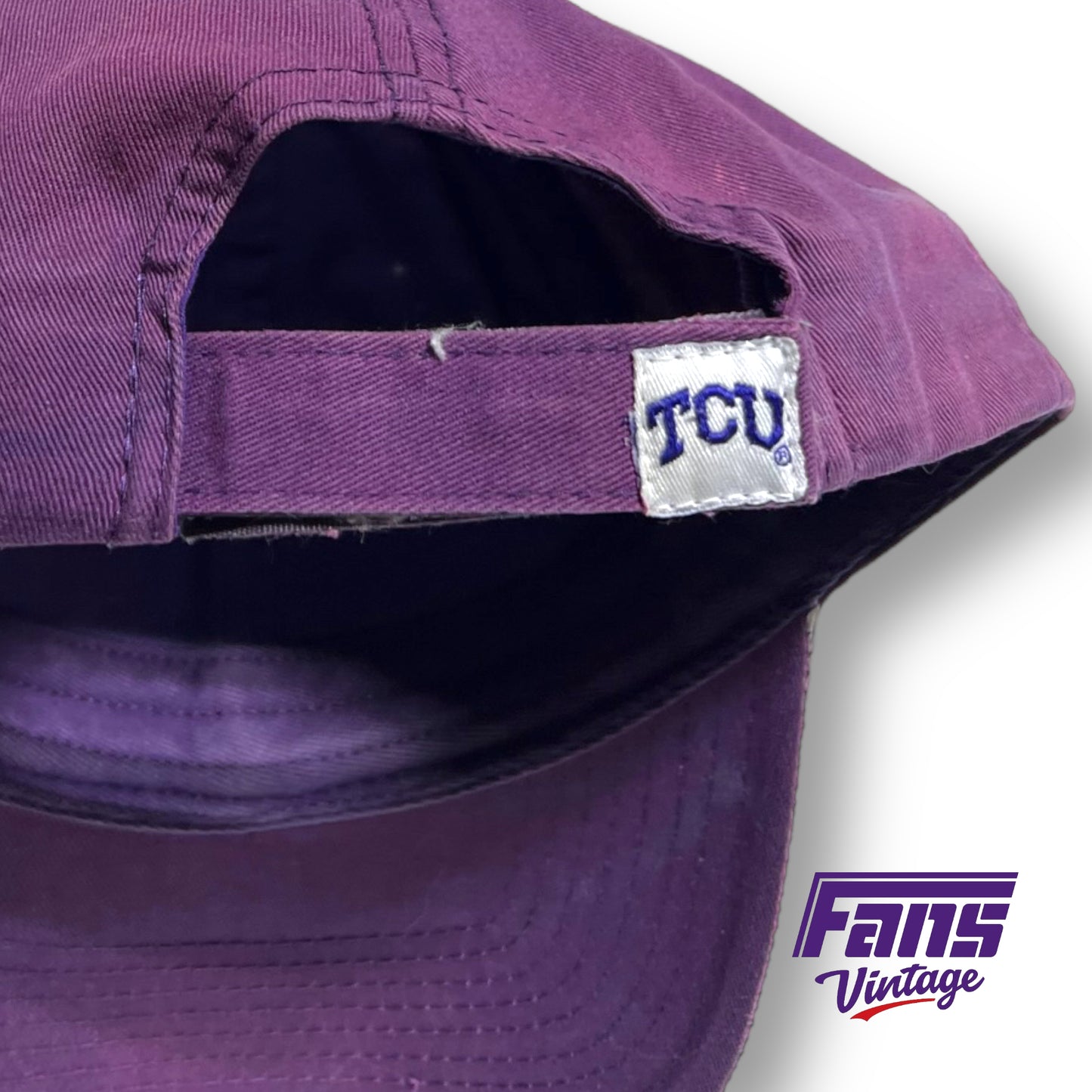 RAD Sun-faded and distressed TCU 'Frogs' Hat