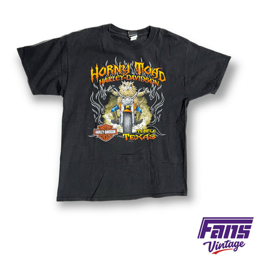 Vintage Harley Davidson Horny Toads t-shirt -double sided