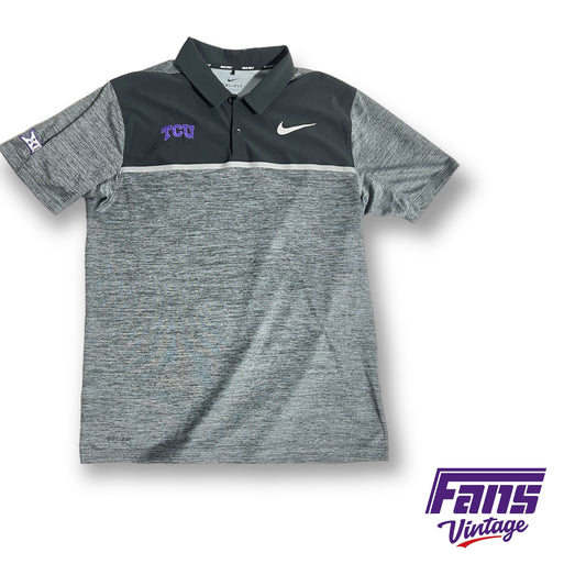 Tiger Woods Nike TCU Golf team issued polo