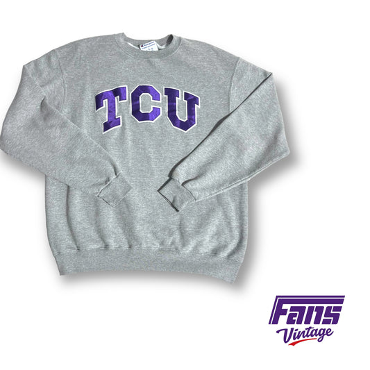 Vintage Champion TCU crewneck sweater