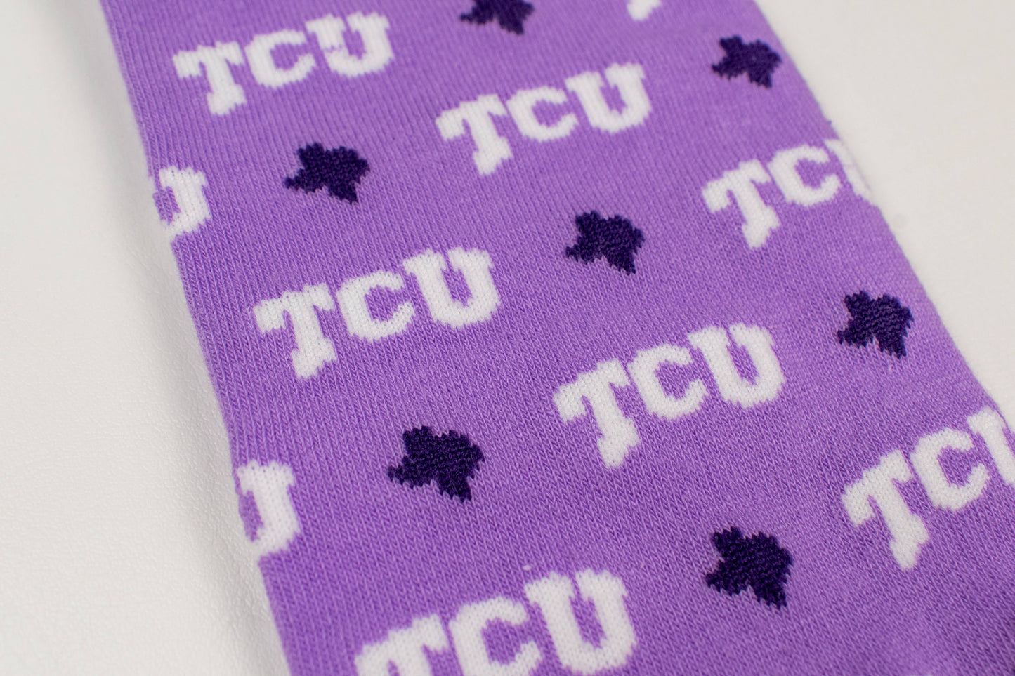 William & Lauren TCU Texas Sock