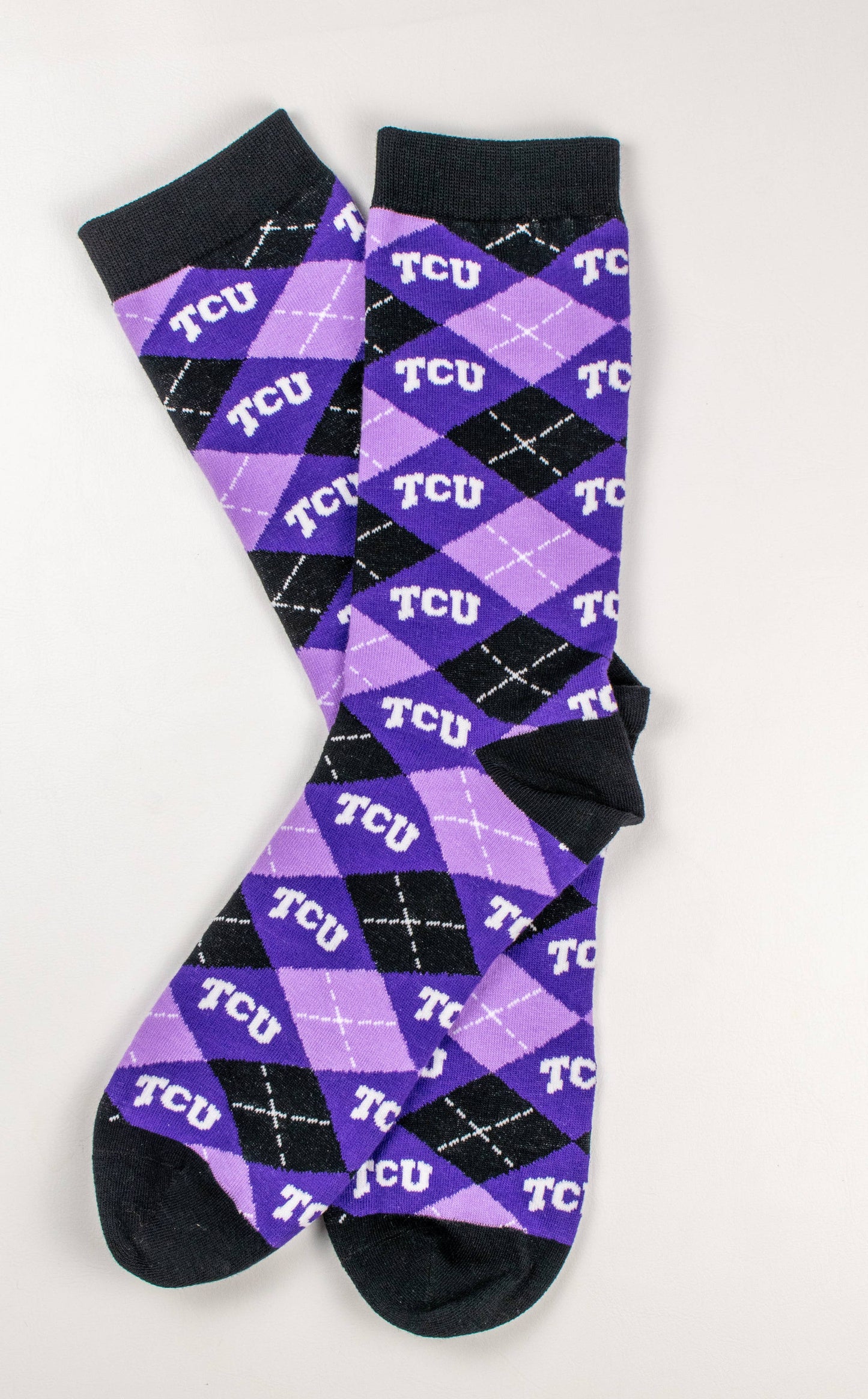 William & Lauren TCU Argyle Sock