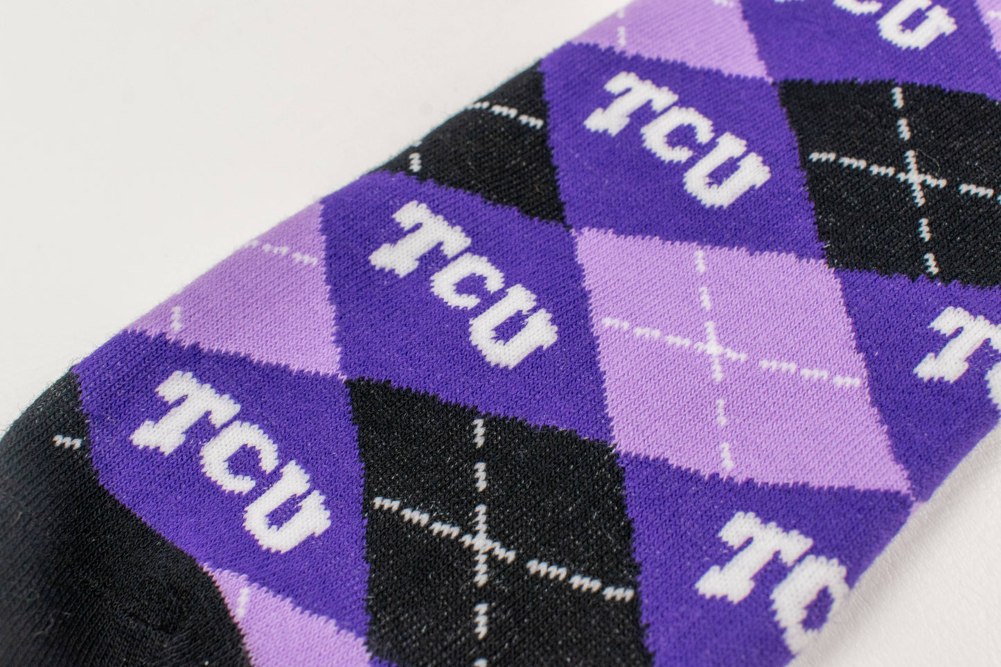 William & Lauren TCU Argyle Sock