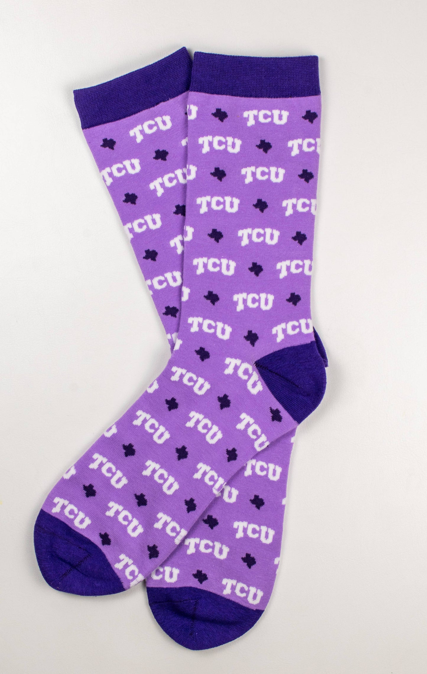 William & Lauren TCU Texas Sock