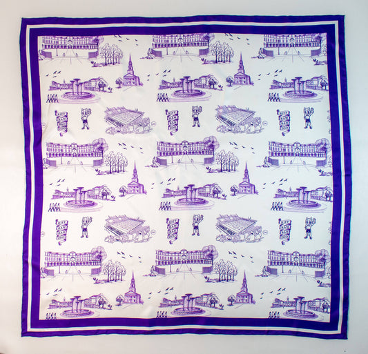 William & Lauren TCU Toile Scarf