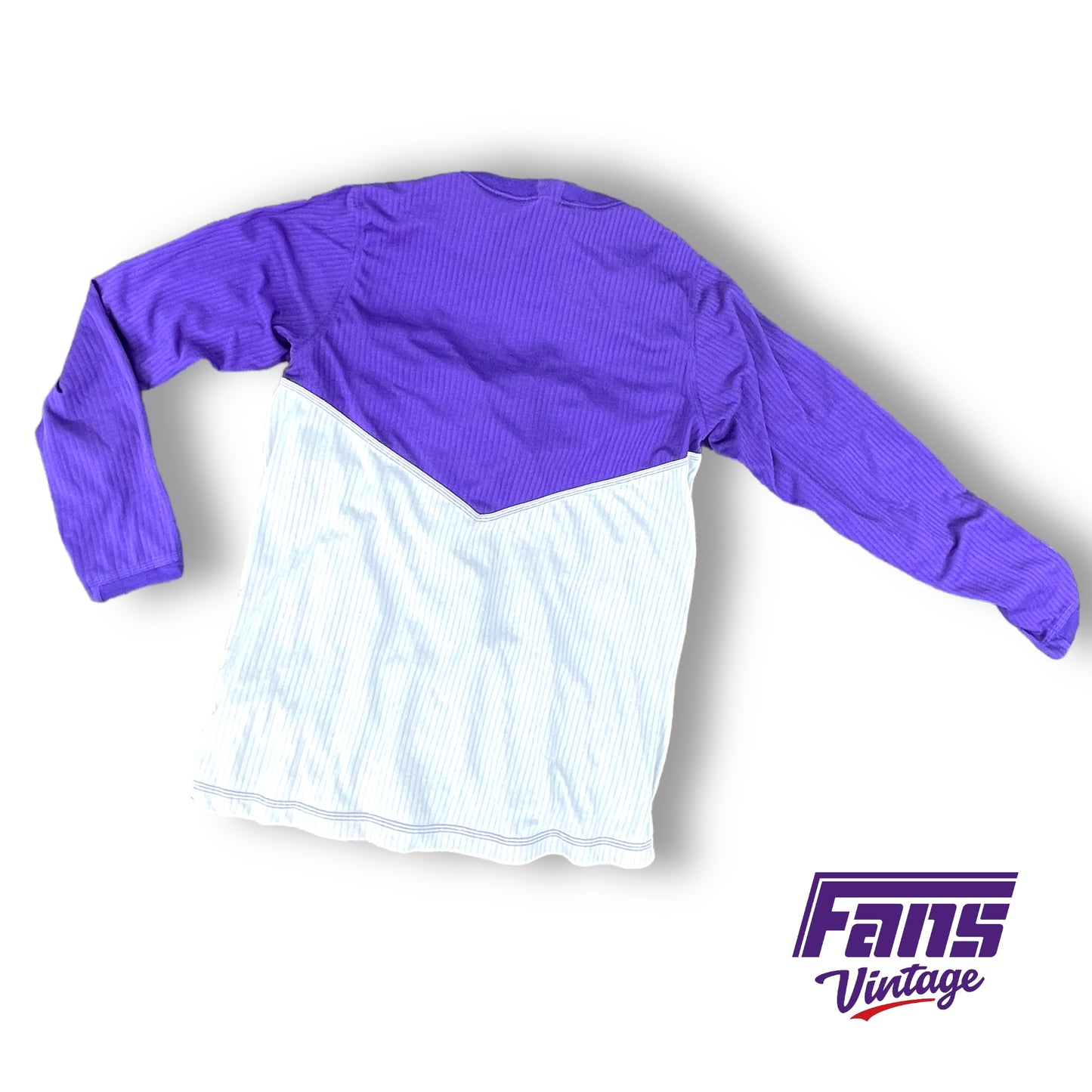 Team Issue TCU Baseball Warmup Henley Training Shirt - Nike Baseball Brand