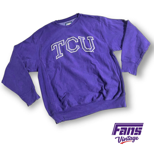 Y2K Vintage TCU Crewneck Sweater