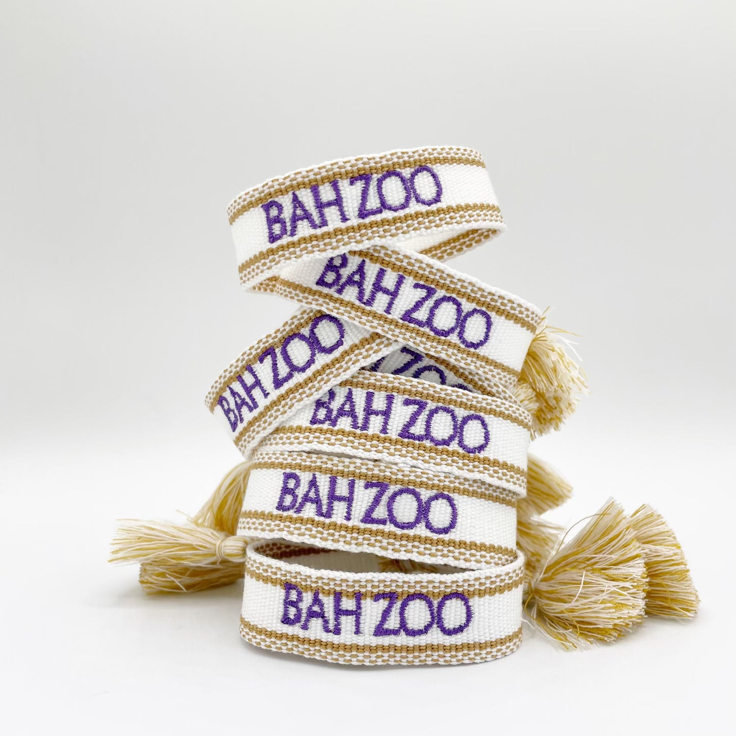 Embroidered TCU Tassel Bracelet - OG Collection!