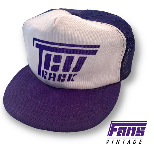 Epic! Vintage 1970s TCU Track/Rack Trucker Snapback Hat