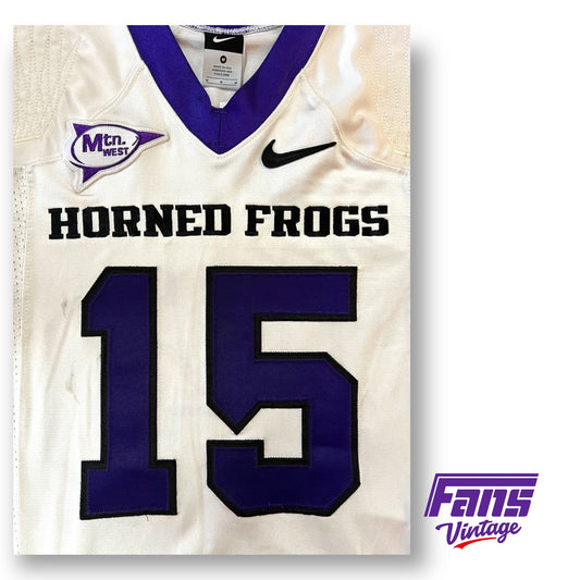 Game Worn! Fully Stitched TCU Football Jersey - Undefeated 2010 Season!