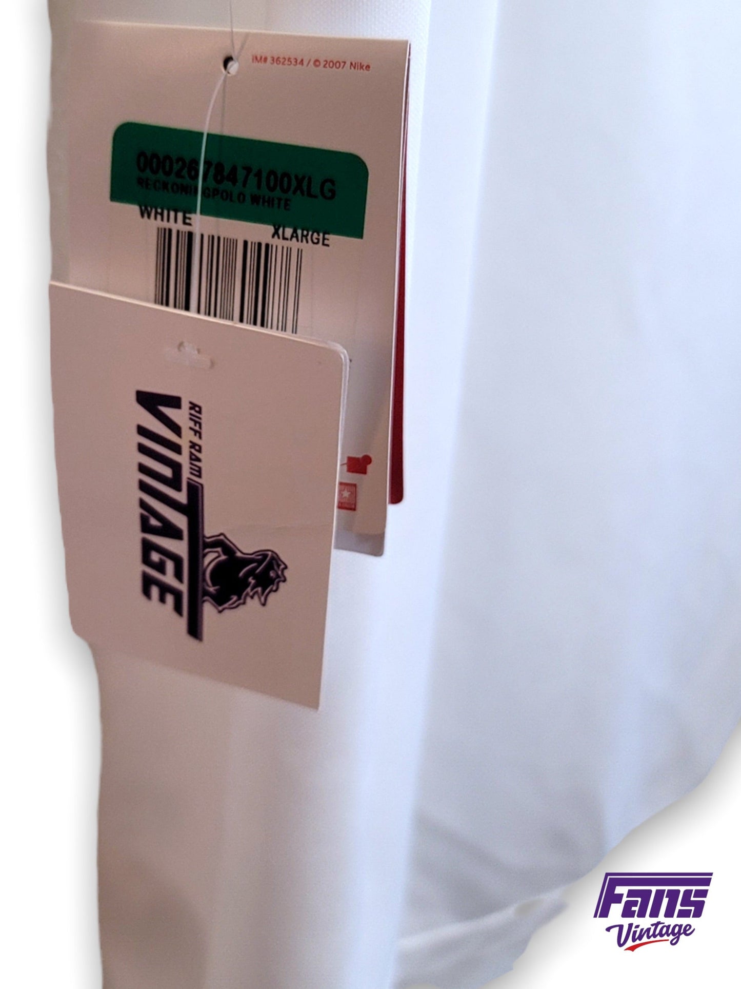 Y2K Vintage TCU Polo - TCU Team Issue Nike Drifit - New with tags!