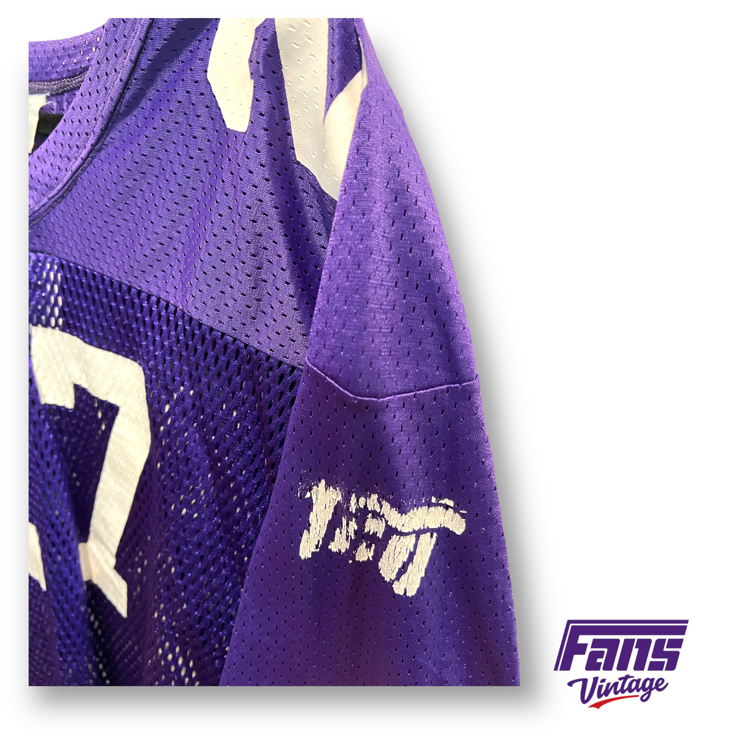 Vintage TCU Football Flying T Logo Practice Jersey