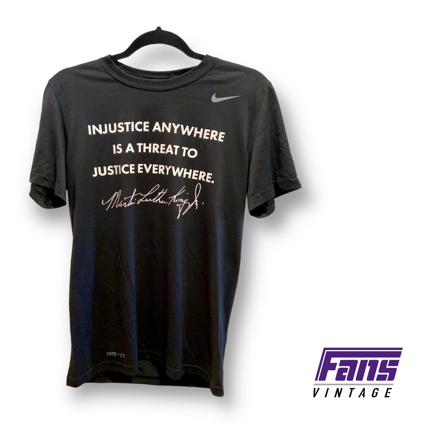 TCU Basketball Team-Issued MLK Quote Tee - New with tags!