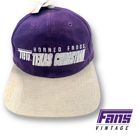 Vintage 90s TCU Flying T Hat - New with Tags - See condition!