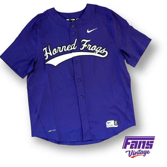 TCU Baseball Jersey - Discontinued Style - Like New! Fully Stitched