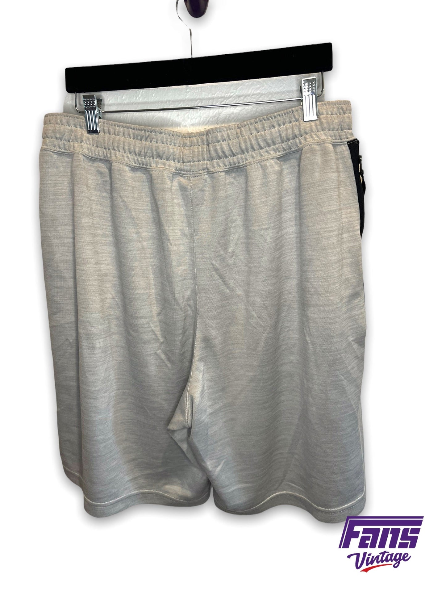 TCU Basketball Team-Issue Nike Workout Shorts - Zipper side pocket