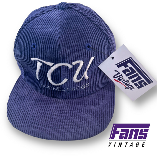 *GRAIL* Ultra Rare Vintage TCU Snapback - 90s Vintage Corduroy Script Hat