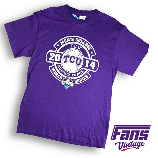 New with Tags! 2014 TCU Baseball College World Series Tee