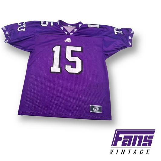 Vintage 2000s LT Era #15 Youth TCU Football Jersey