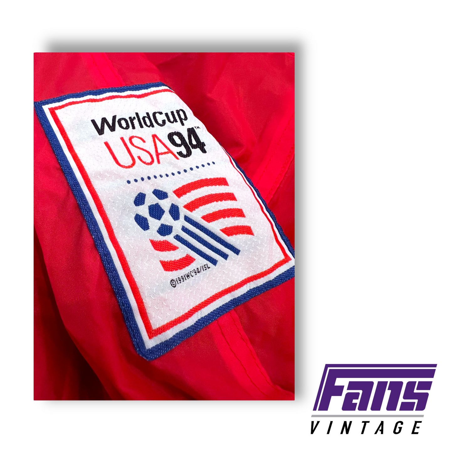 EPIC Vintage 1994 USA World Cup Apex One Jacket with awesome details!