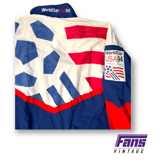 Vintage 1994 World Cup USA Windbreaker with AWESOME details!