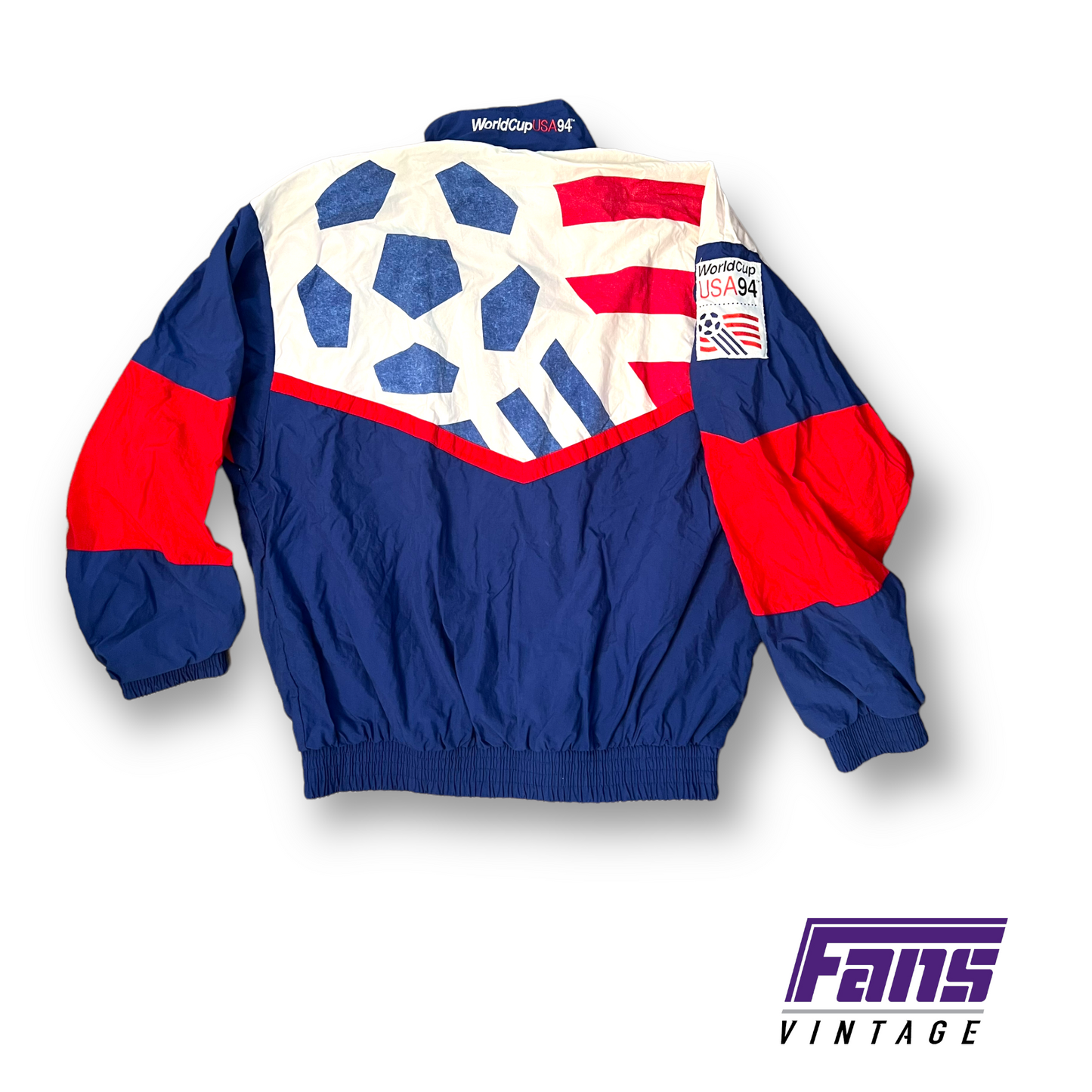 Vintage 1994 World Cup USA Windbreaker with AWESOME details!